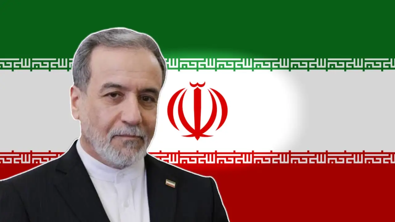 Image Created by the TMP Staff showing Iran's Foreign Minister Abbas Araghchi and Al Mayadeen.