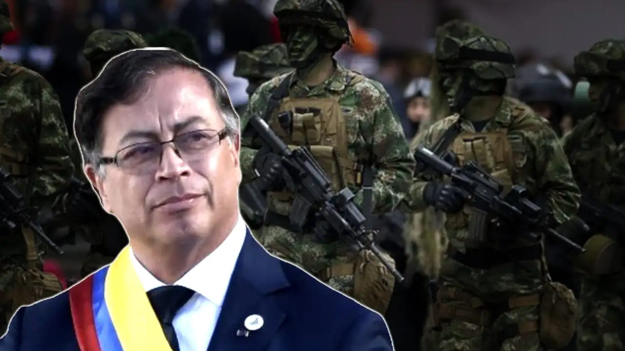 Image Created by the TMP Staff showing Colombian President Gustavo Petro