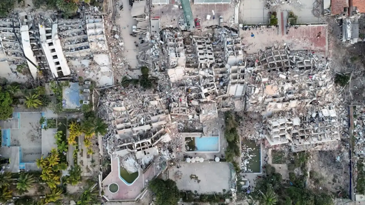 Image of the aftermath of the Venezuela earthquake.