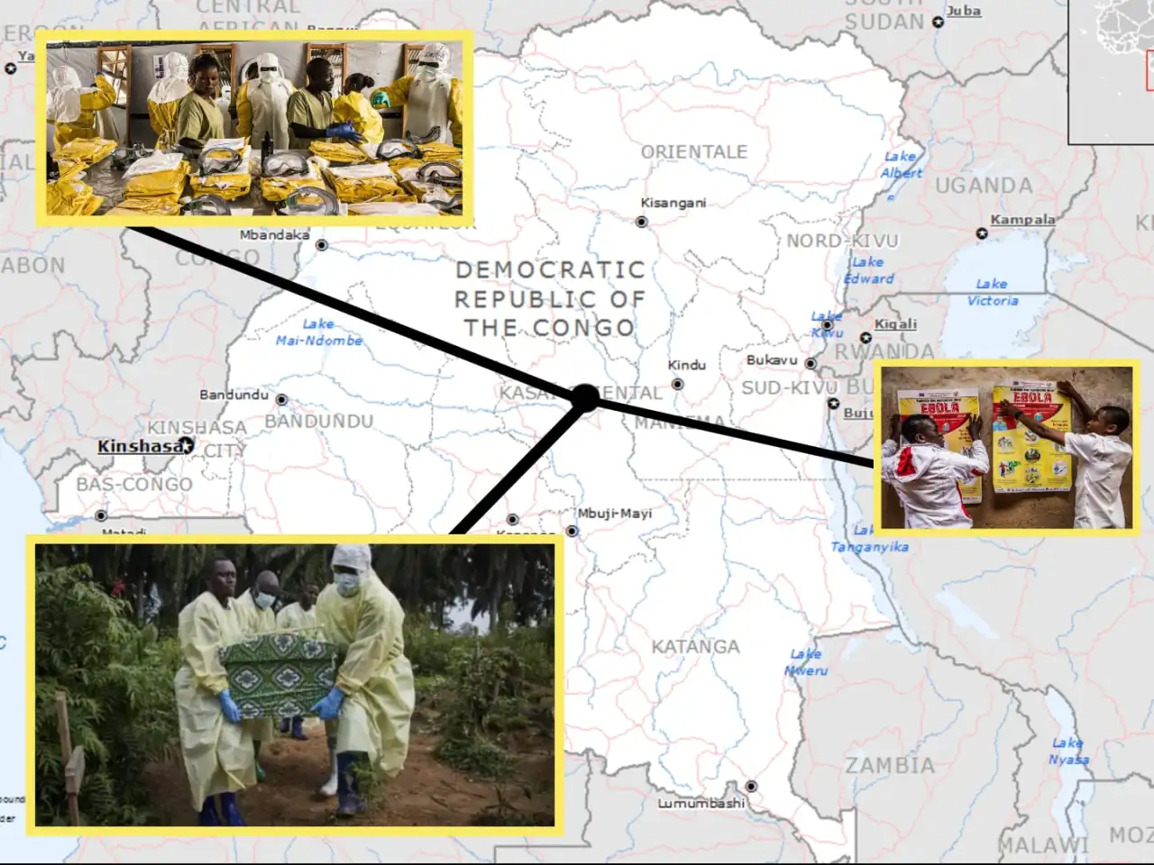 Ebola Cases Throughout the Democratic Republic of the Congo