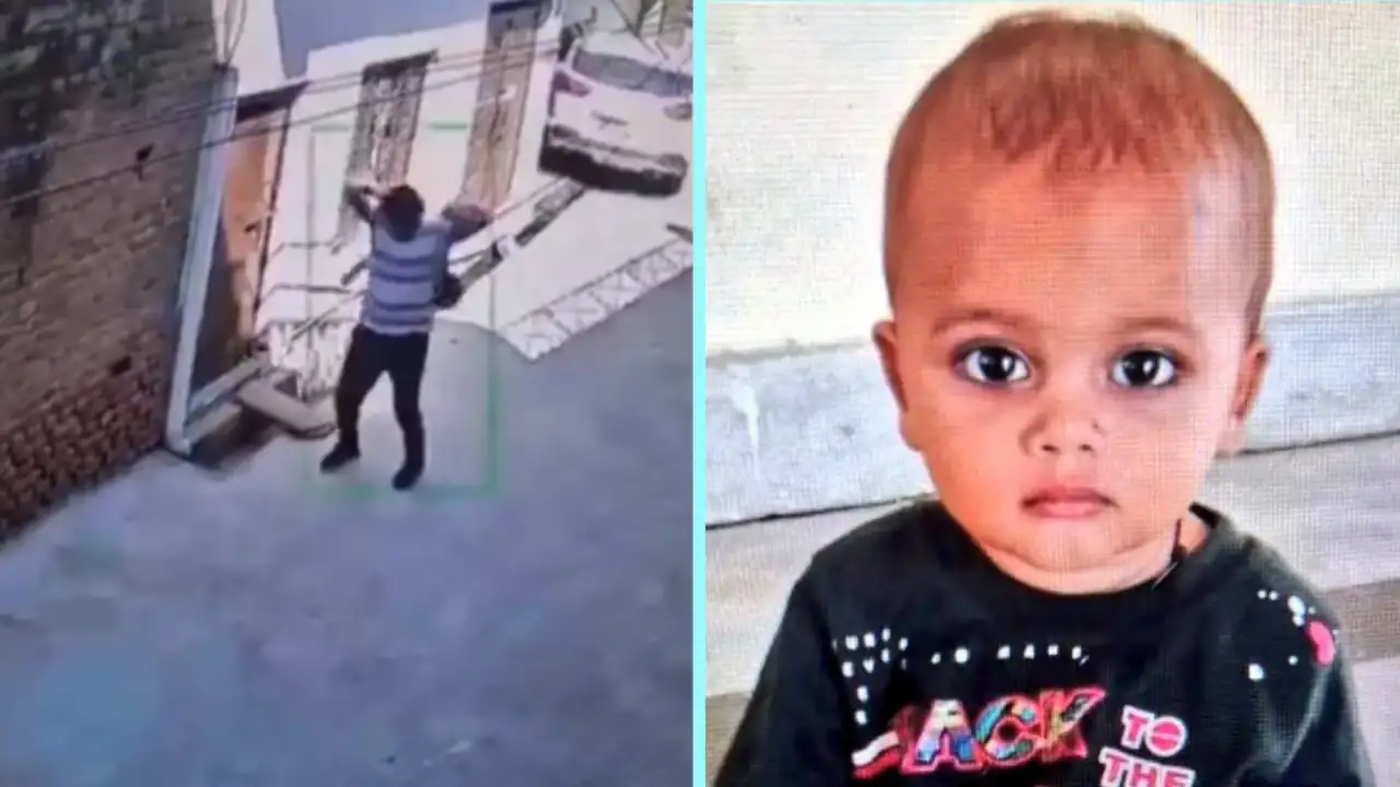 The suspect accused of killing a child by throwing him to the ground in Shikohabad.