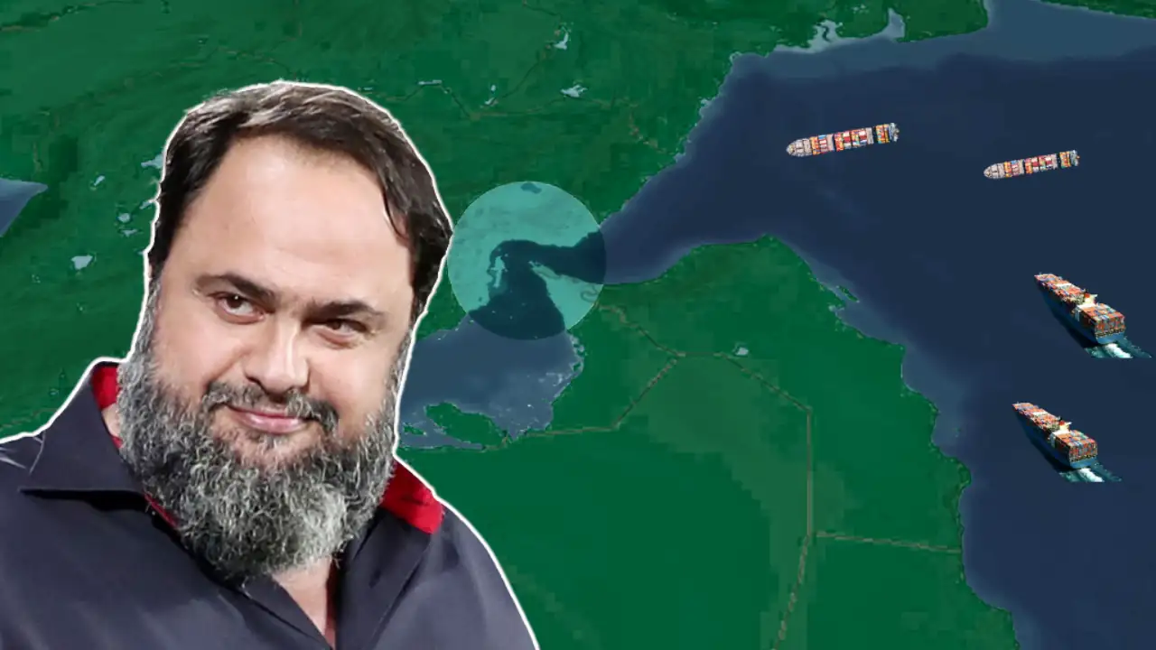 Image Created by the TMP Staff showing Evangelos Marinakis