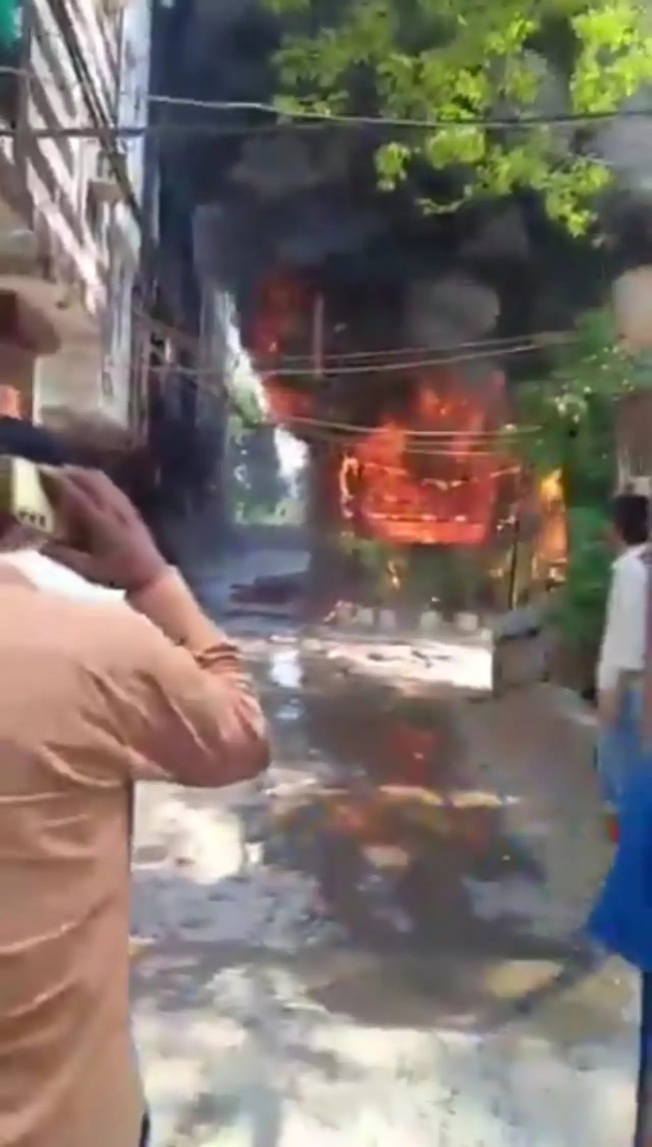 Restaurant Fire in South Delhi