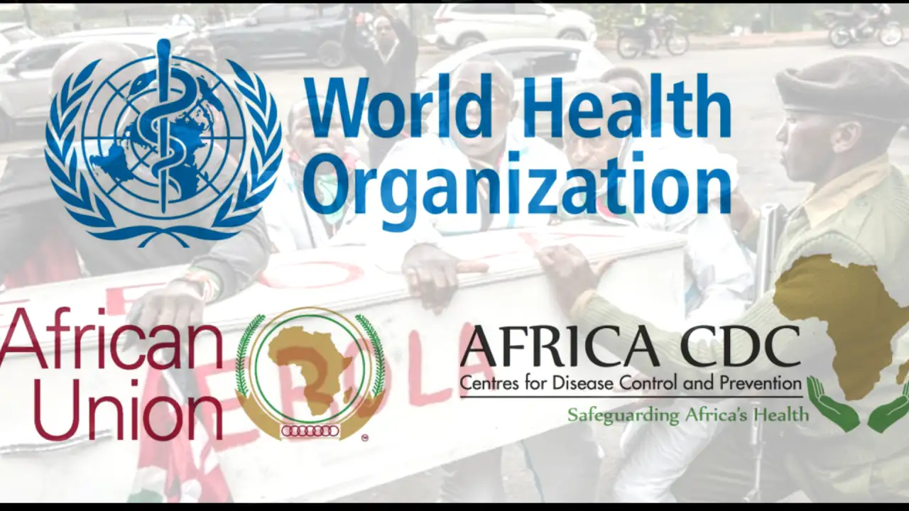 The image shows the WHO and Africa CDC